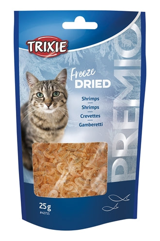 Trixie Premio gefriergetrocknete Garnelen Katzensnack naturbelassen