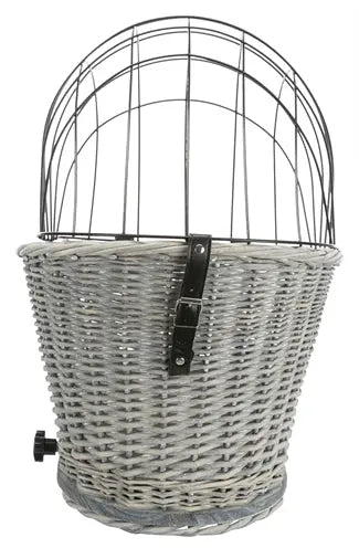 Trixie Fahrradkorb Gepäckträger Mit Gitter Grau