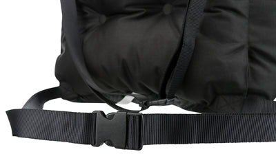 Trixie Hunde-Autositz schwarz – Nahaufnahme Material