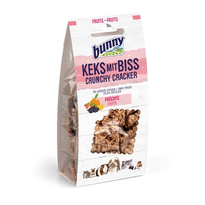 Bunny Nature Knusprige Knusperfrucht – fruchtiger Snack für Kaninchen und Nager