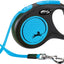 Flexi Rollijn New Classic Neon Tape Zwart / Blauw