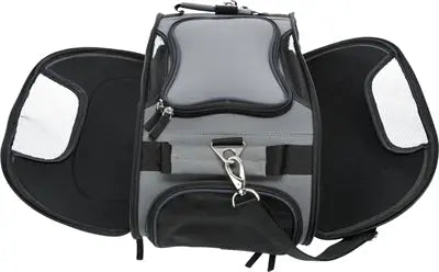 Trixie Hundeflugzeug Tasche Flügel Grau/Schwarz