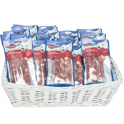 Trixie Denta Fun Rindfleisch-Kaurollen marmoriert – Zahnpflege-Snack für Hunde