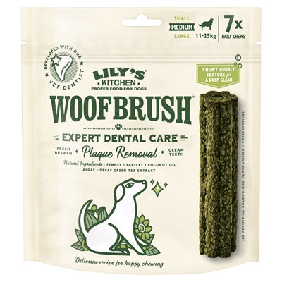 Lily's Kitchen Woofbrush Zahnpflege Hund Kausnack Verpackung Detail
