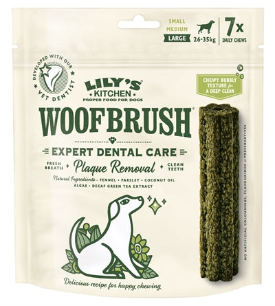 Lily's Kitchen Woofbrush Zahnpflege Kausnack für Hunde Frontansicht