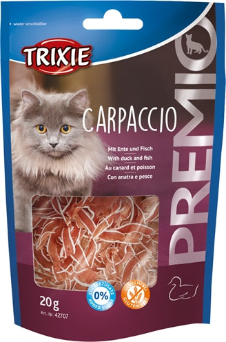 Trixie Premio Carpaccio Soft-Snack für Katzen – dünne Fleischstreifen