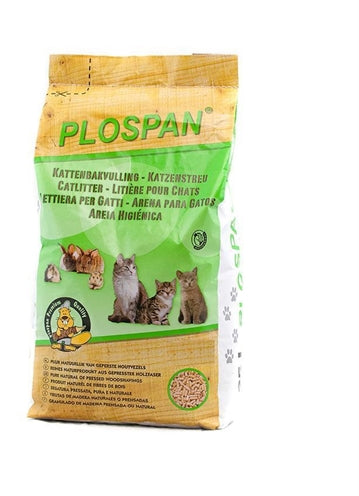 Plospan Holzpellet-Einstreu – Saugstarke Holzpellets als Tiereinstreu für Käfige und Ställe