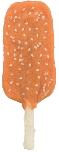 Trixie Denta Fun Chicken Pops mit Sesam – Kausnack für Hunde mit Hähnchen und Sesam