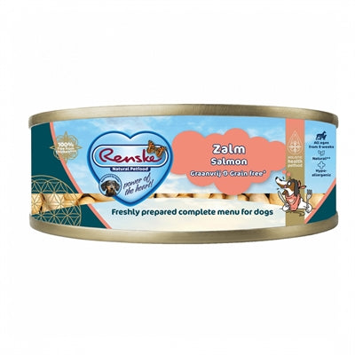 Renske Frischfleisch Lachs getreidefrei Hundefutter – Natürliches Nassfutter mit norwegischem Lachs