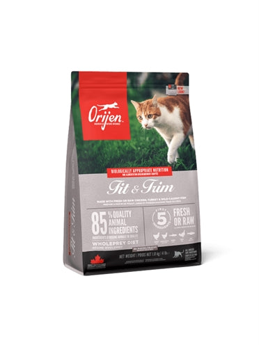 Orijen Whole Prey Fit & Trim Katzenfutter – Proteinreiches Trockenfutter für übergewichtige Katzen