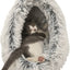 Trixie Kattenmand Iglo Harvey Grijs / Wit-Zwart