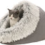 Trixie Kattenmand Iglo Harvey Grijs / Wit-Zwart