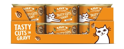 Lily’s Kitchen Einfach Huhn – Schmackhafte Katzenfutter-Schnitte in Soße