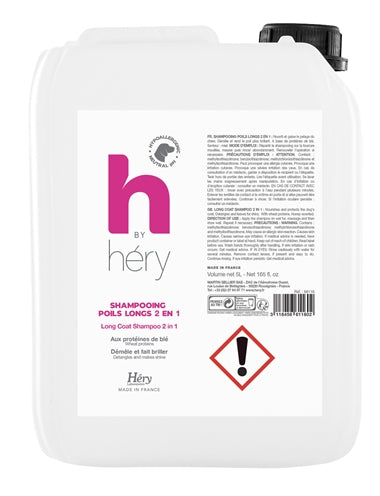 Hery Hundeshampoo für langes Haar – Pflegendes Shampoo für langhaarige Hunde