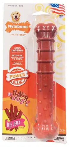 Nylabone Textured Dura Chew Beef Jerkey Für Harte Bisse