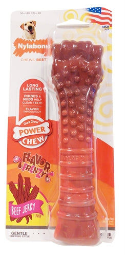 Nylabone Textured Dura Chew Rindfleisch-Geschmack Hundekauknochen Detailansicht