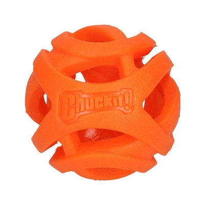 Chuckit Breathe Right Apportierball Orange – Atmungsaktiver Hundeball zum Werfen