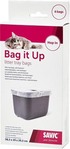 Savic Katzentoiletten-Beutel für Hop In – Hygienische Einlegebeutel für Katzentoilette