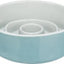 Trixie Voerbak Slowfeeding Keramiek Grijs / Blauw