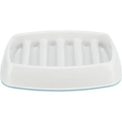 Trixie Voerbak Slowfeeding Kunststof / Tpr Grijs