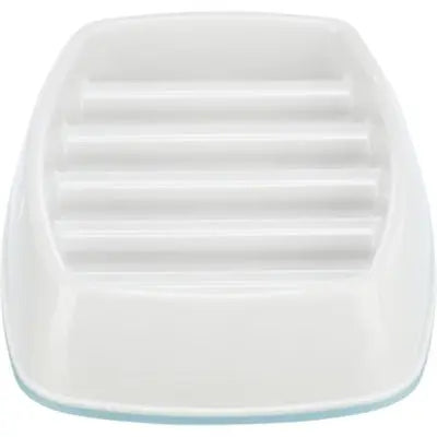 Trixie Voerbak Slowfeeding Kunststof / Tpr Grijs