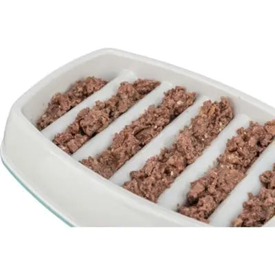 Trixie Voerbak Slowfeeding Kunststof / Tpr Grijs