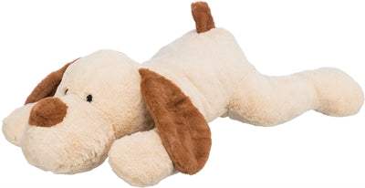 Trixie Kuschelhund Benny Plüsch Beige Braun – Kuscheliges Hundespielzeug zum Schmusen