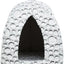Trixie Kattenmand Iglo Mila Pluche Wit / Grijs