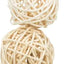 Trixie 3 Rotan Ballen Met Bel Aan Touw Naturel