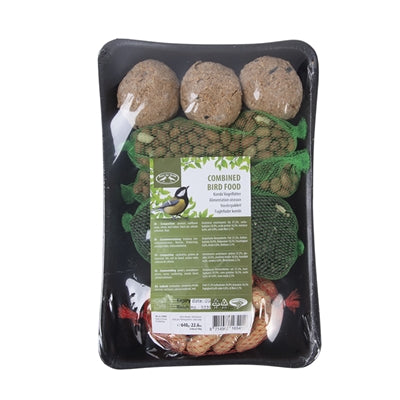 Best For Birds Winterfutter-Set für Gartenvögel fettreich mit Erdnussnetzen Detailansicht