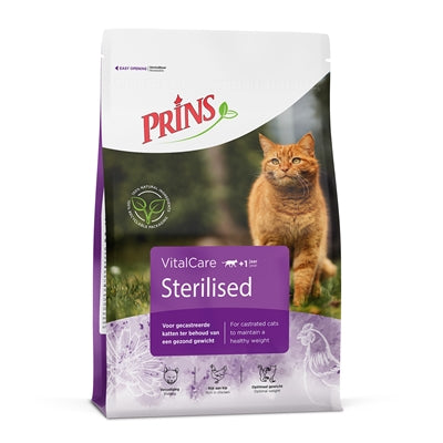 Prins Vital Care Sterilisiert – Premium-Katzenfutter für kastrierte erwachsene Katzen