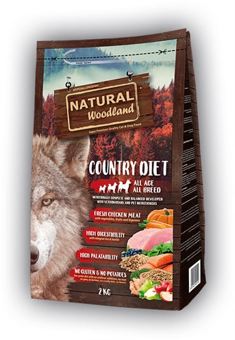 Natural Woodland Hundefutter – Getreidefreie natürliche Waldland-Diät für alle Rassen