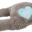 Trixie Pluche Luiaard Grijs Met Heartbeat Voor Puppy