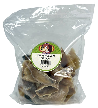 Petsnack Kalbfleisch Hufe groß natürlicher Kauartikel Hund langanhaltend Zahnpflege