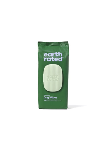 Earth Rated Hundetücher Lavendel Kompostierbar