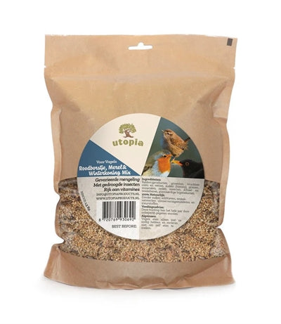 Utopia Amsel Zaunkönig Futtermix Premium Wildvogelfutter Weichfresser Saaten