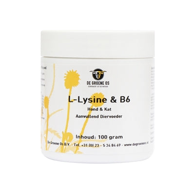De Groene Os L-Lysin B6 Nahrungsergänzung Hund Katze Immunsystem Aminosäure