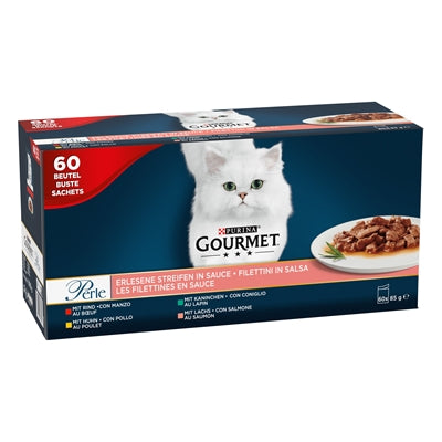 Gourmet Mini-Filets In Sauce Huhn / Kaninchen / Rind / Lachs