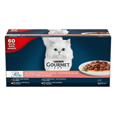 Gourmet Mini-Filets In Sauce Huhn / Kaninchen / Rind / Lachs