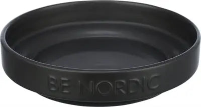 Trixie Be Nordic Voerbak Kat Keramiek / Rubber Zwart