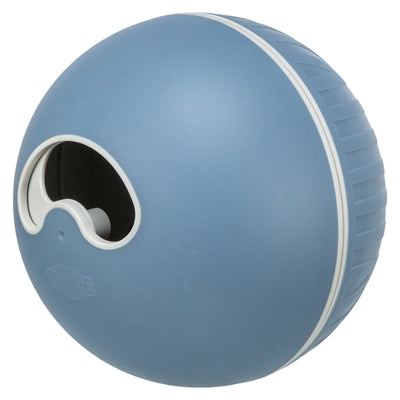 Detailansicht Trixie Snack Ball Hund Kunststoff TPR blau Nahaufnahme