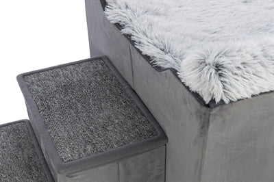 Detailansicht Rattan Treppe Trixie Korbhaus Harvey für Katzen
