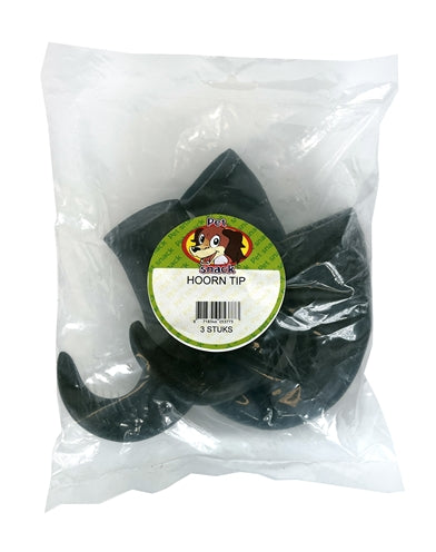 Petsnack Hoorn Tip Kausnack Detailansicht Textur und Form