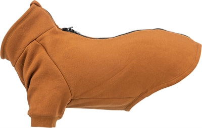 Trixie Citystyle Hund Sweatshirt Amsterdam rostfarben – Frontansicht
