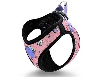 Morso Body Mesh Hundegeschirr recycelt Sweet Tweet rosa atmungsaktiv nachhaltig