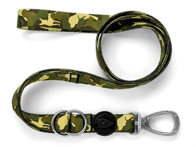 Morso verstellbare Hundeleine recycelt Full Metal Dog braun flexible Führleine