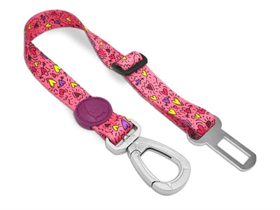 Morso Sicherheitsgurt Hund recycelt Think Pink rosa Autogurt nachhaltig sicher