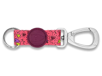 Morso Schlüsselband recycelt Think Pink rosa stylischer Schlüsselanhänger nachhaltig