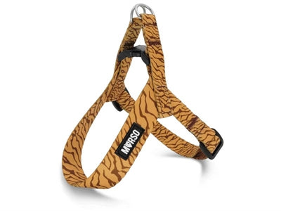 Morso Mini-Hundegeschirr verstellbar recycelt Jungle Drum orange für kleine Hunde