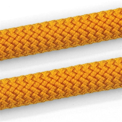 Morso Halbschlupfhalsband Seil recycelt gold Detailansicht Ring – Zugstopp Halsband Hund nachhaltig elegant